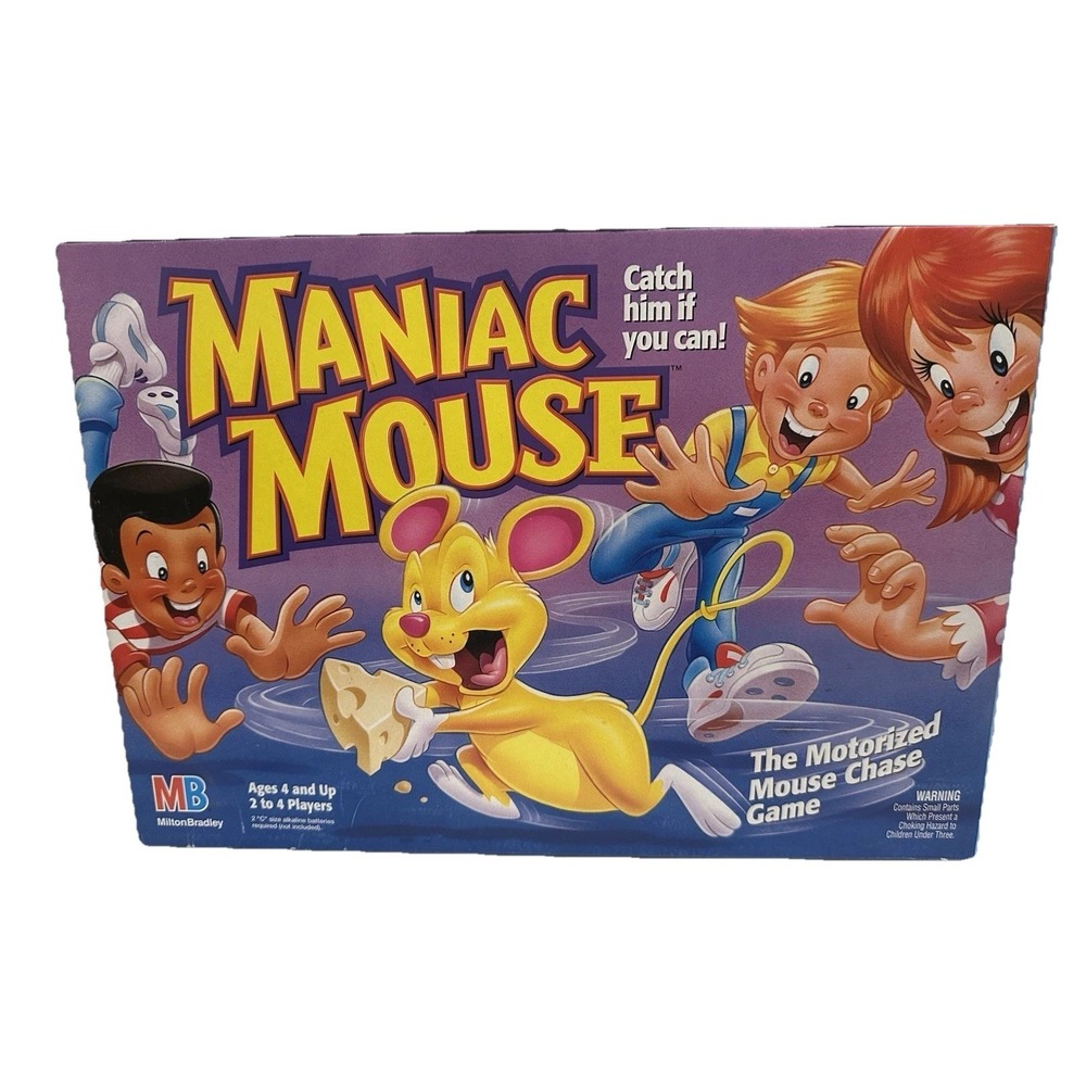Vintage 1993 Manic Mouse Milton Bradley New